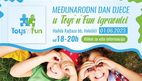 Međunarodni dan djece proslavite u Toys n Fun igraonici Radio M