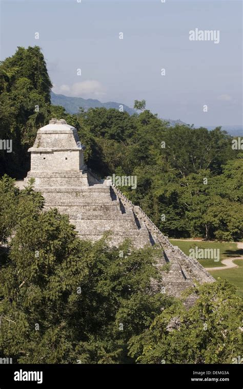 Palenque Mayan Ruins Chiapas Mexico Stock Photo Alamy