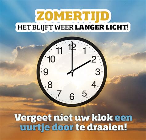 Klok Verzetten Wintertijd 2021