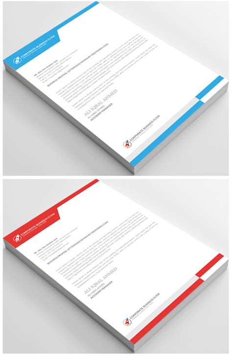 Letterhead Design Psd