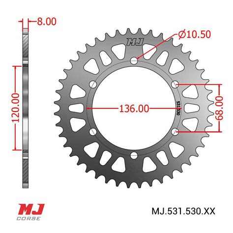 Mj Rear Sprocket For Speedcar Wonder Mj Corse