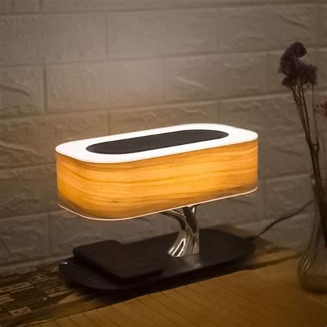 Tree Of Light Bedside Lamp Bluetooth Speaker And Wireless Phone