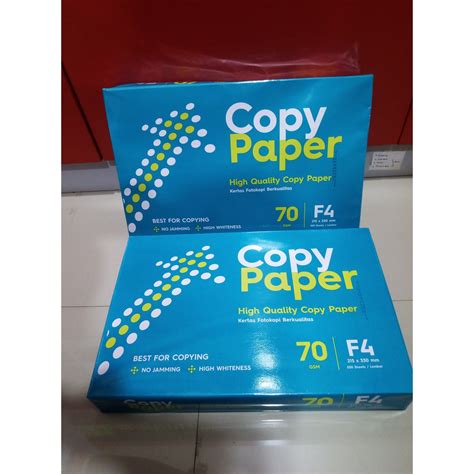 Jual Kertas Foto Copy Berkualitas Copy Paper F4 70 Shopee Indonesia