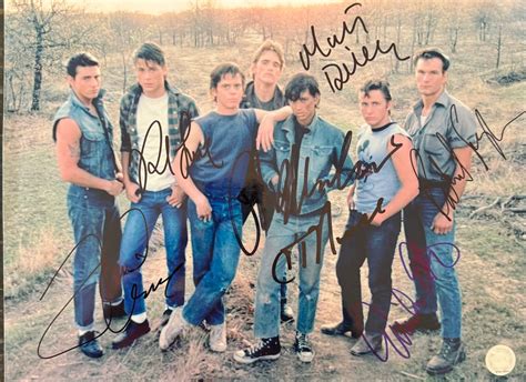 The Outsiders Cast Autographed Photo COA - Etsy