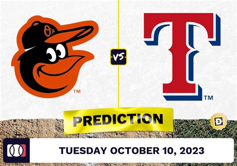 Orioles vs. Rangers Game 3 Prediction for MLB Tuesday [10/10/2023]