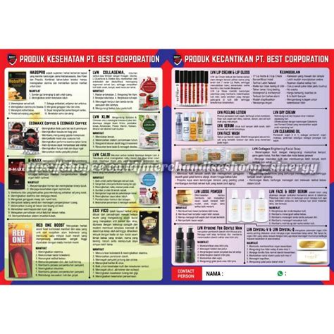 Jual Brosur Katalog Produk Best Terbaru 01 50 Lembar Shopee Indonesia