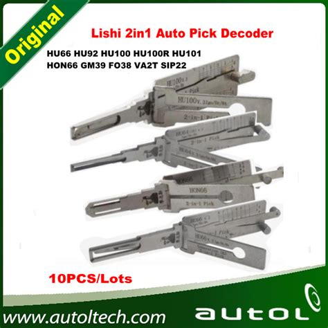 Lishi 2in1 Hu66 Hu92 Hu100 Hu HU100R101 Hon66 GM39 FO38 Va2t