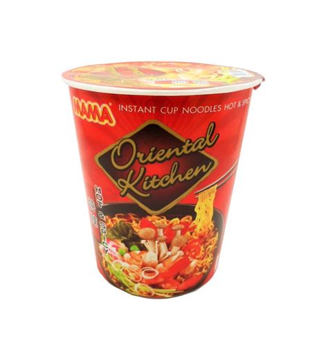 MAMA Oriental Kitchen Hot And Spicy Flavour Instant Cup Noodles 65g Packaging Size 65GM At