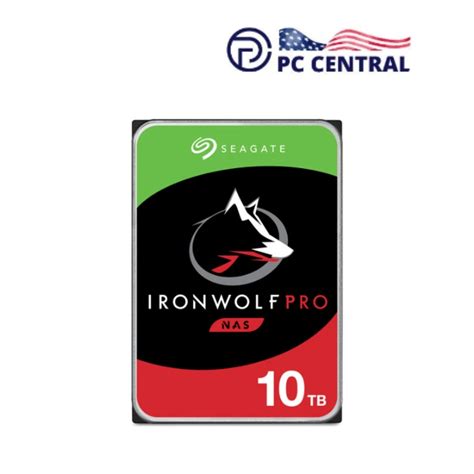 Seagate 10TB IronWolf Pro 7200 rpm SATA III 3.5" Internal NAS HDD (CMR)