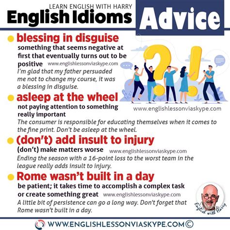 English Idioms For Giving Advice And Warning Learn English With