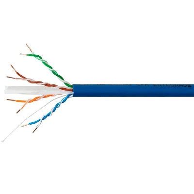 Monoprice Cat6a Plus Bulk Ethernet Network Cable 1000 Feet Blue