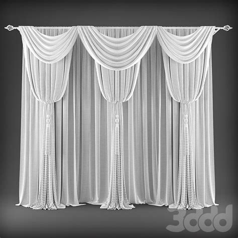 Шторы421 - Шторы - 3D Модель