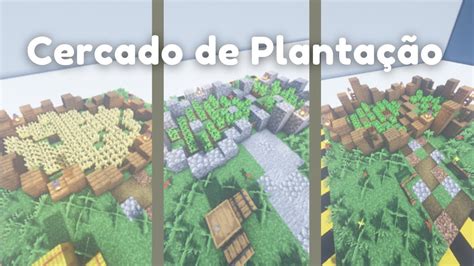 Como Fazer Cercado para Plantação no Minecraft Dicas De Construção