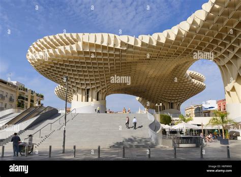 Metropol Parasol Plaza de la Encarnacion Seville Andalusia Spain Stock Photo - Alamy