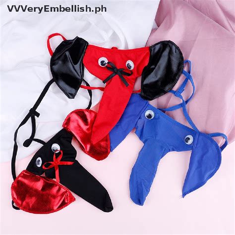 VVVeryEmbellish Sexy Men Elephant G String Underwear Thong Briefs T Back Panties Lingerie PH