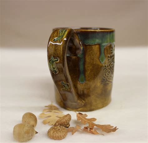 Rustic Blue Bird In An Autumn Tree Coffee Mug Wild Crow Farm