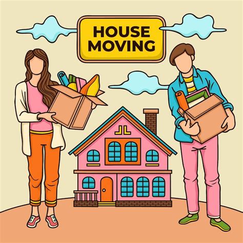 Happy Moving Day Clipart Moving Day Vector Art Icons And Graphics