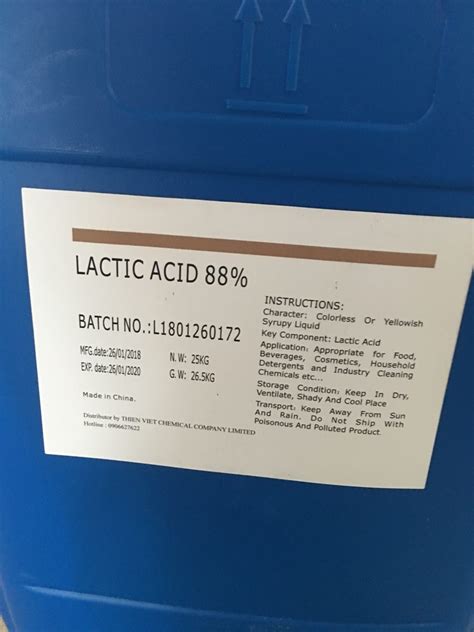 Axit Lactic C3H6O3 Lactic Acid