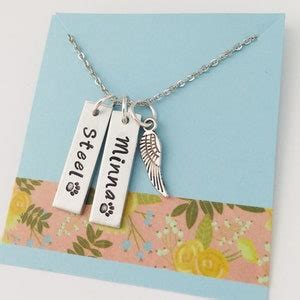 Pet Memorial Necklace, Pet Remembrance Gift ,pet Loss - Etsy