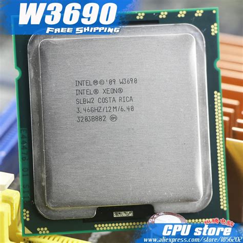 Intel Xeon W3690 CPU processor /3.46GHz /LGA1366/12MB L3 Cache/Six Core ...