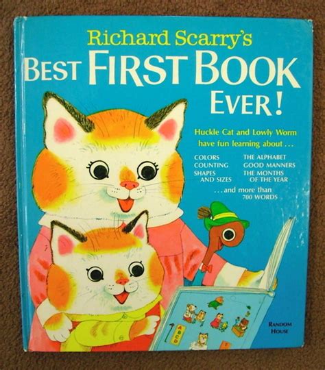 Richard Scarrys Best First Book Ever Richard Scarry First Edition 1
