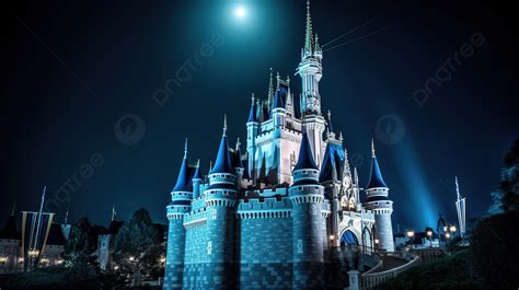 Disney World Castle At Night Wallpaper