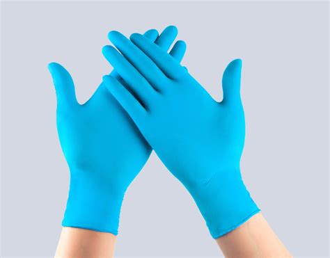 Free Sample Disposable Composite Vinyl and Nitrile Gloves for