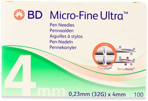 bd micro fine ultra  needles   mm  pack medino