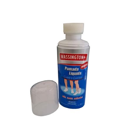 pomada liquida wassington blanca cuero  cuerina qlq tactico