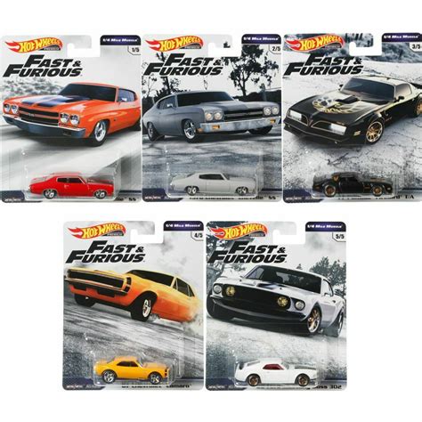 Hot Wheels Premium Fast And Furious Mile Muscle Set Shopee Malaysia