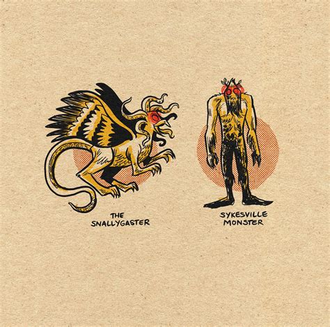 Famous Cryptids of Maryland Print - Etsy