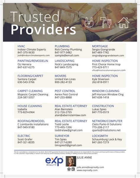 preferred service providers