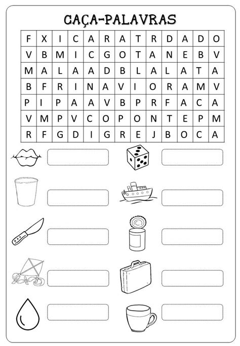 Criar Recriar Ensinar Atividades alfabetização para imprimir