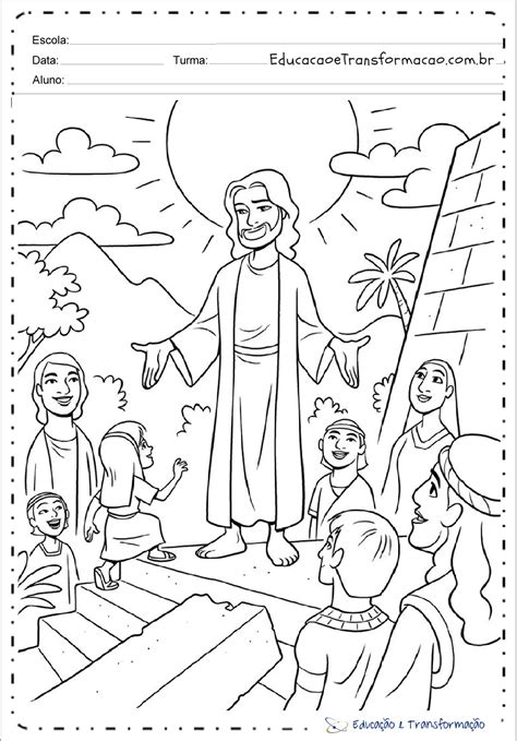 Desenho Para Colorir Religioso