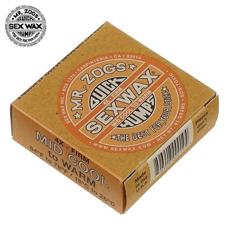 SEX WAX QUICK HUMPS 4X ORANGE セックスワックス クリーム サーフィン サーフボード マリンスポーツ 海 CRASS ONLINE STORE 通販