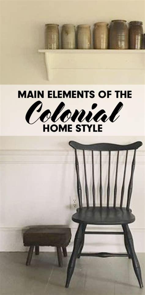 Colonial Home Style Elements Arrow Hill Cottage