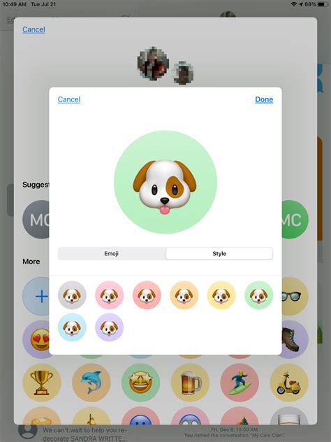 How to add a photo to group chats in the Messages app