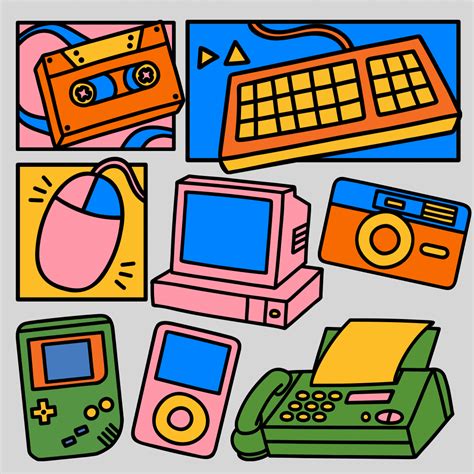 retro tech behance