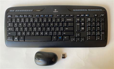 Logitech K330 Wireless Keyboard And M215 Mouse Combo 920 003986 Ebay