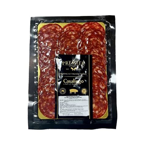 Calabrese Hot Salami Sliced Casalingo 80Gr Nam An Market