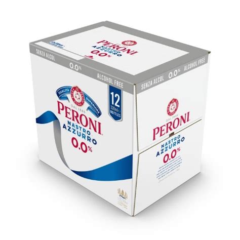 Peroni Nastro Azzurro 0.0% Bottles 12x330ml - International Beer ...