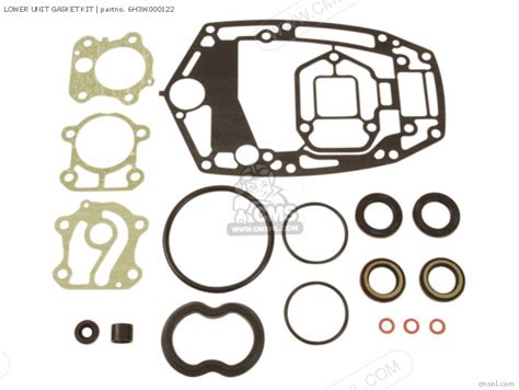 6H3W000122 Lower Unit Gasket Kit Nas Yamaha Buy The 6H3 W0001 22