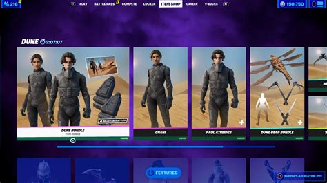 Fortnite Dune Skins In Item Shop Youtube