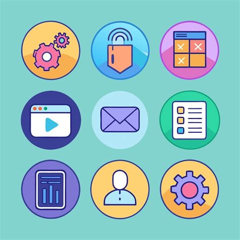 Premium Vector Drawing Icons Set