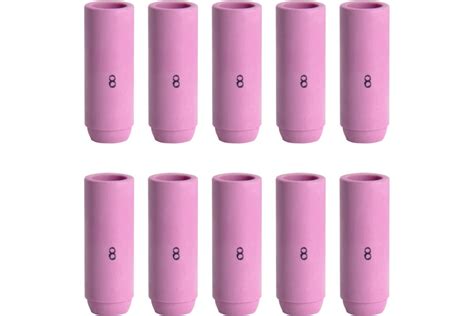 Сопло керамическое №8 Basic L47 мм, d12.5 мм, 10 шт Оберон TW 17-18-26 ...