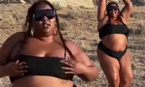 Lizzo Dances In A Black Bra And Underwear As Her Single About Damn Time