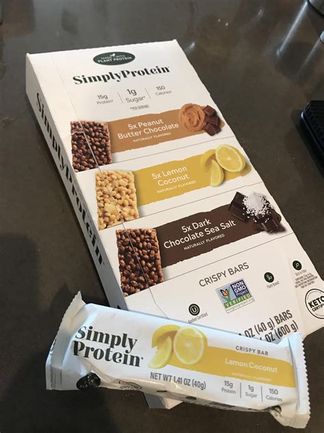 Simply Protein Crispy Bars Ode To Rcostco