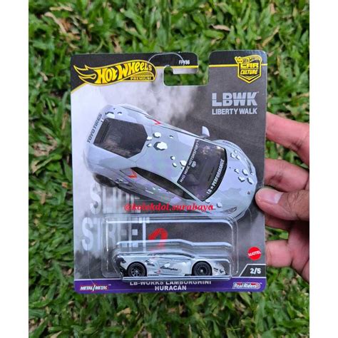 Jual Hot Wheels Premium Slide Street 2 LB Works Lamborghini Huracan Original Shopee Indonesia