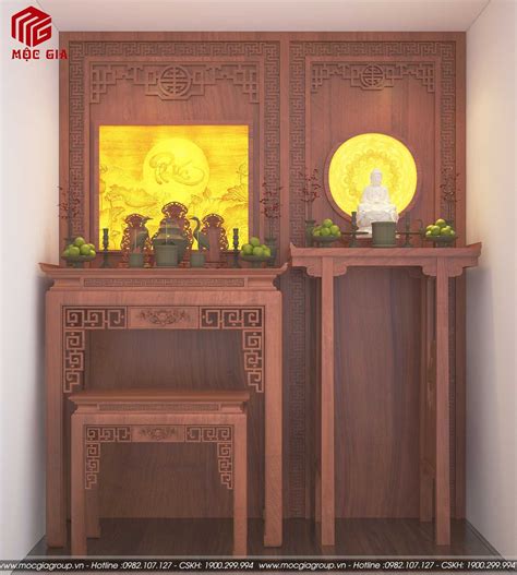 kich thuoc ban tho chuan phong thuy cho khong gian tam linh moc gia