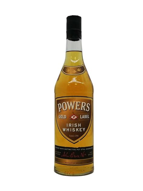 Powers Gold Label Irish Whiskey Old Packaging Whiskey Bidders